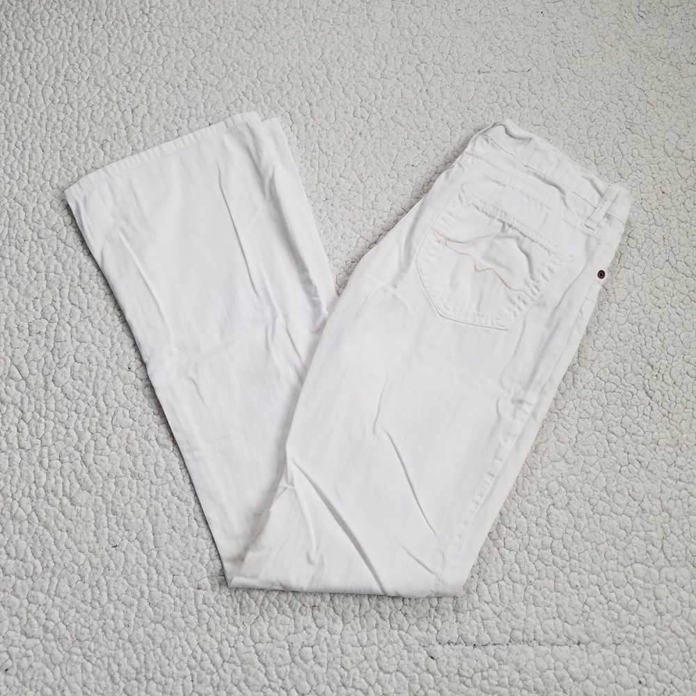 White Red Engine Jeans Women's 28 Boot Cut